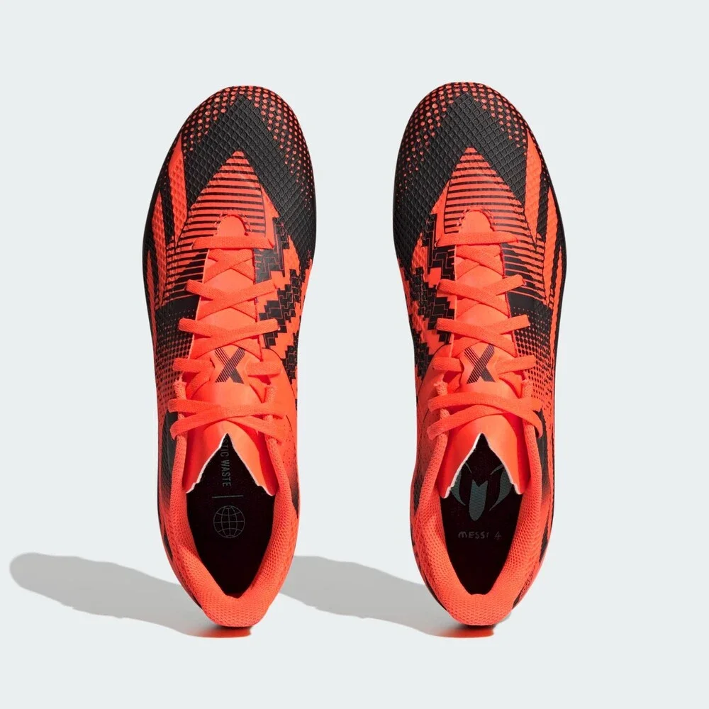 Adidas X Speedportal Messi.4 GZ5140 Men's Orange Black FxG Soccer Cleats DDK1029